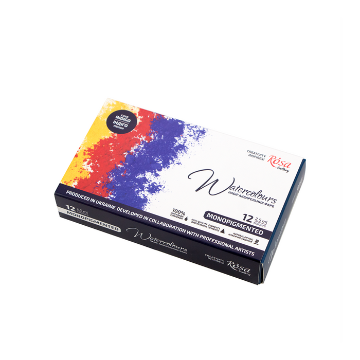 Rosa Gallery 12 Monopigmented Watercolours