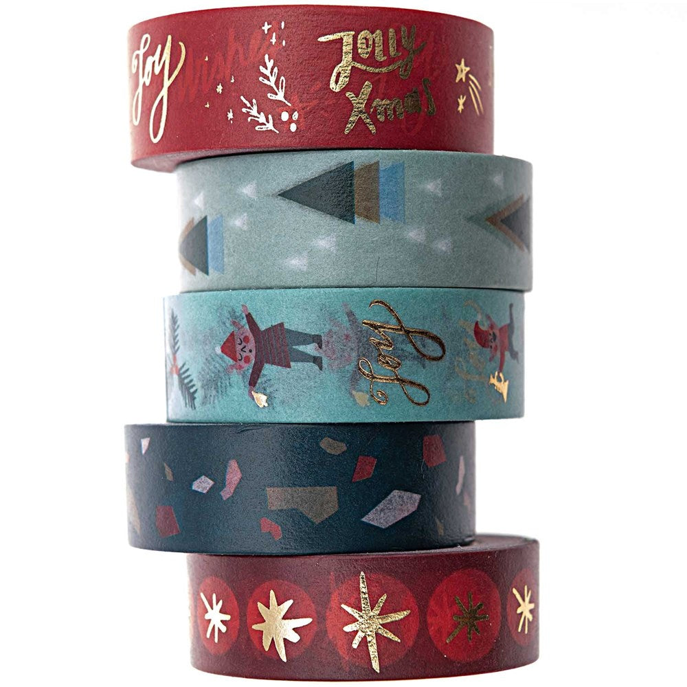 Paper Poetry Tape Set Jolly Christmas