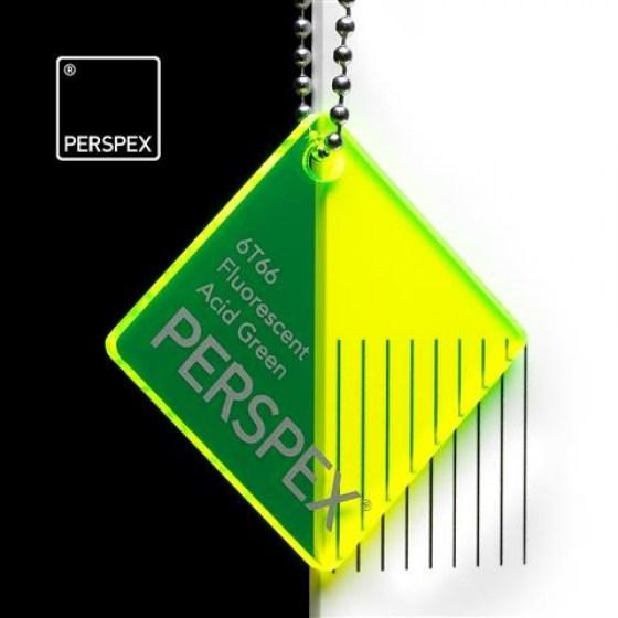 Perspex Acrylic Sheet 5mm - Acid Green 6T66