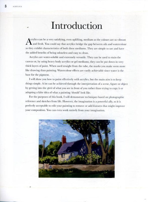 Acrylics: Techniques and Tutorials for the Complete Beginner