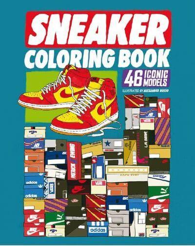Sneaker Colouring Book