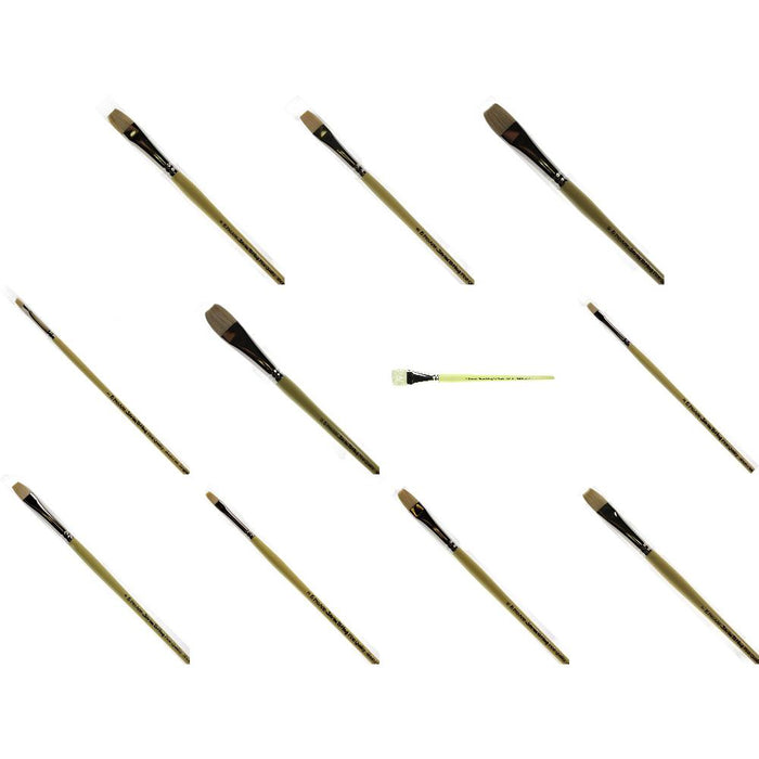 Pro Arte - Series B - Finest Quality Hog Brushes- Short Flat