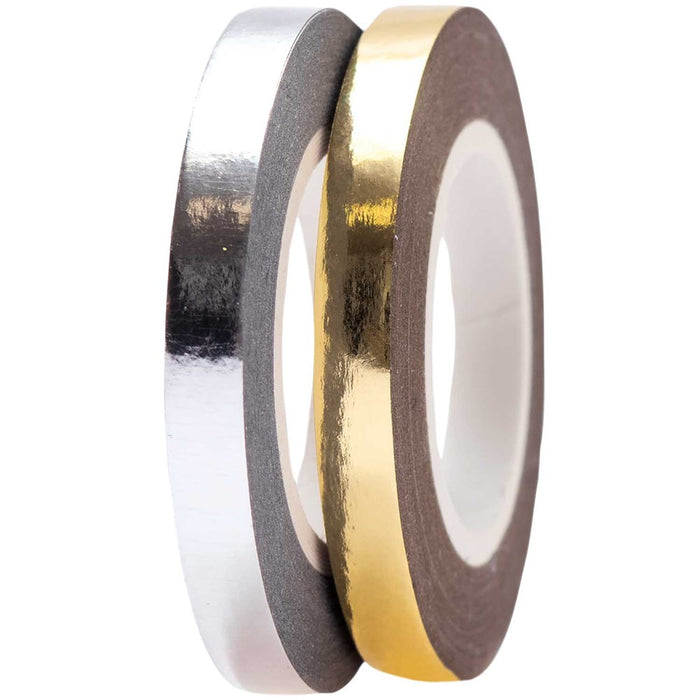 Rico Slim Metallic Tapes Silver/Gold