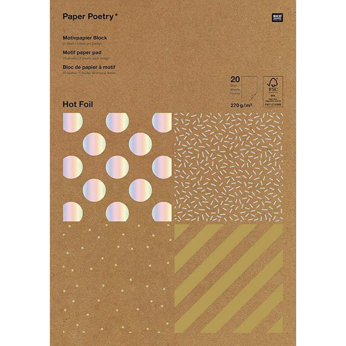 Rico Motif Paper - Hot Foil Designs