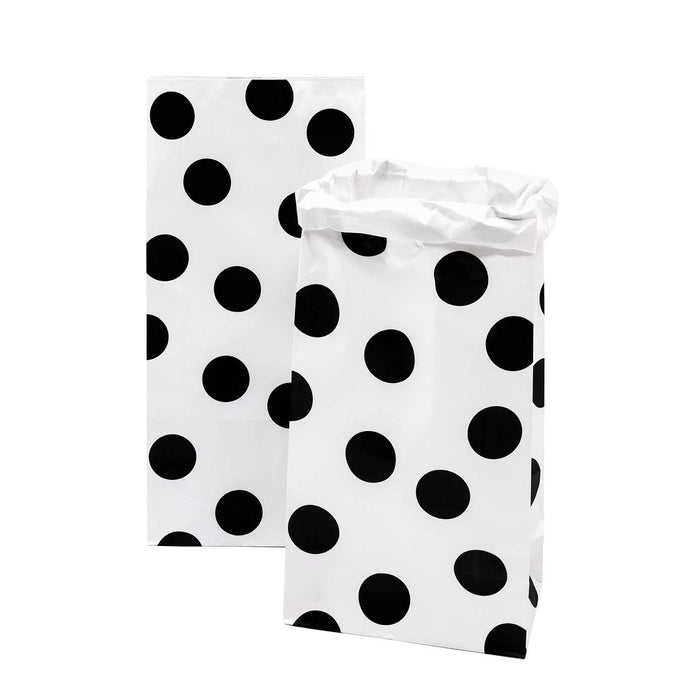 Rico Block Bottom Bag - Black Dots - Large