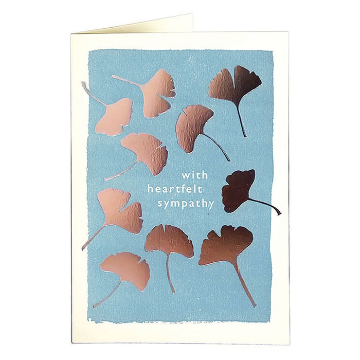 Sympathy Leaves Card