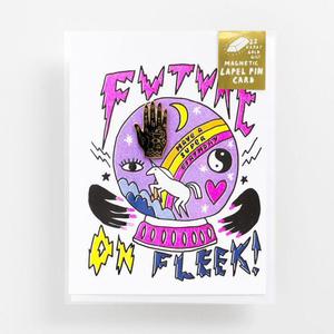YOW - Magnetic Label Pin & Card - Future is Fleek Mystic Hand