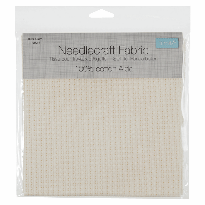 Needlecraft Fabric: Aida: Cream 11 Count
