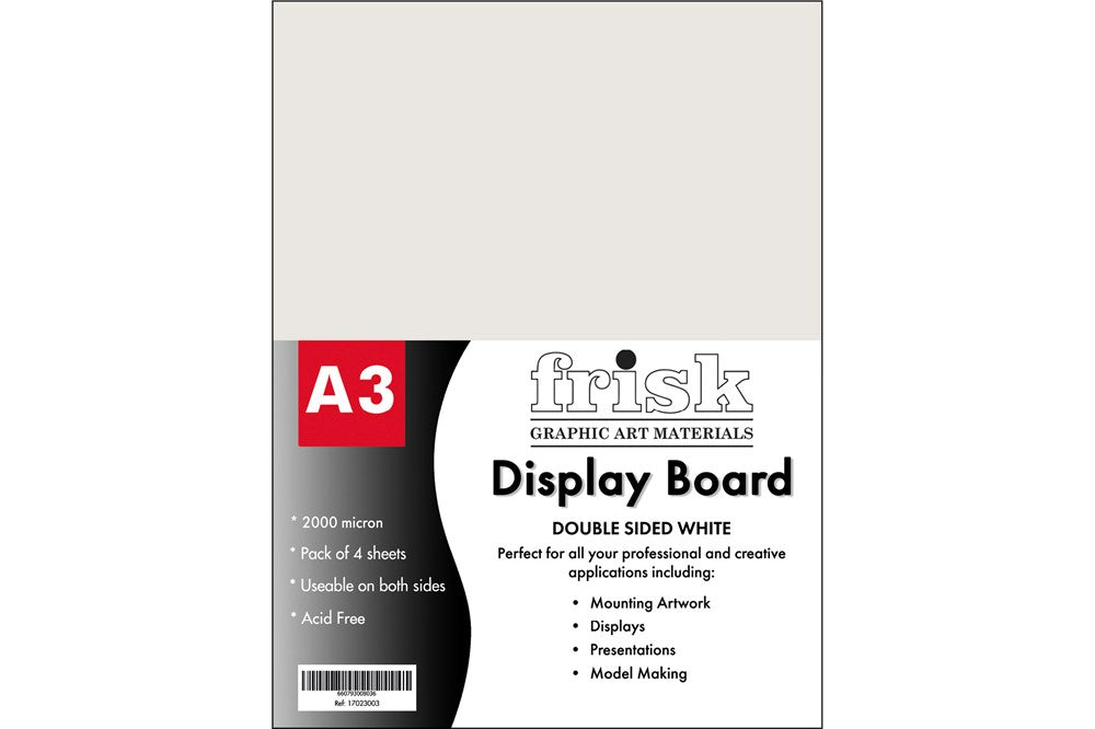 Displayboard White 4Pk