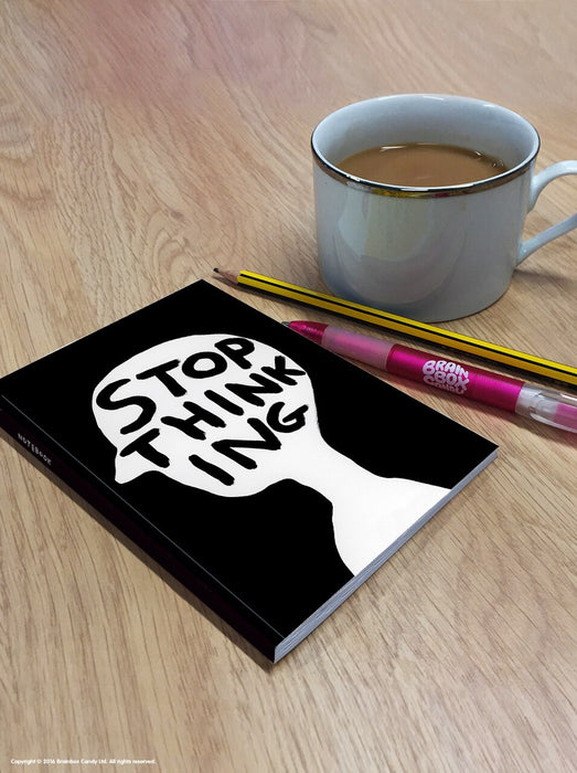 David Shrigley Stop Thinking A6 Notebook / Notepad
