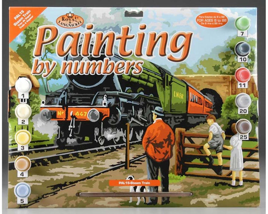 Paint By Numbers Adult Large - Steam Train