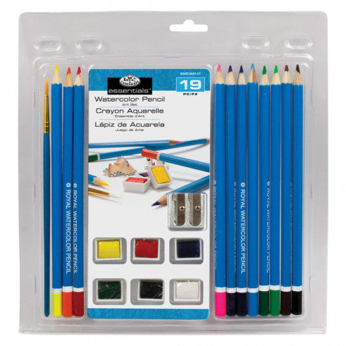Royal 19pc Watercolour Pencil Art Set