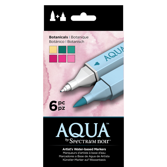 Aqua Markers By Spectrum Noir 6 Pack