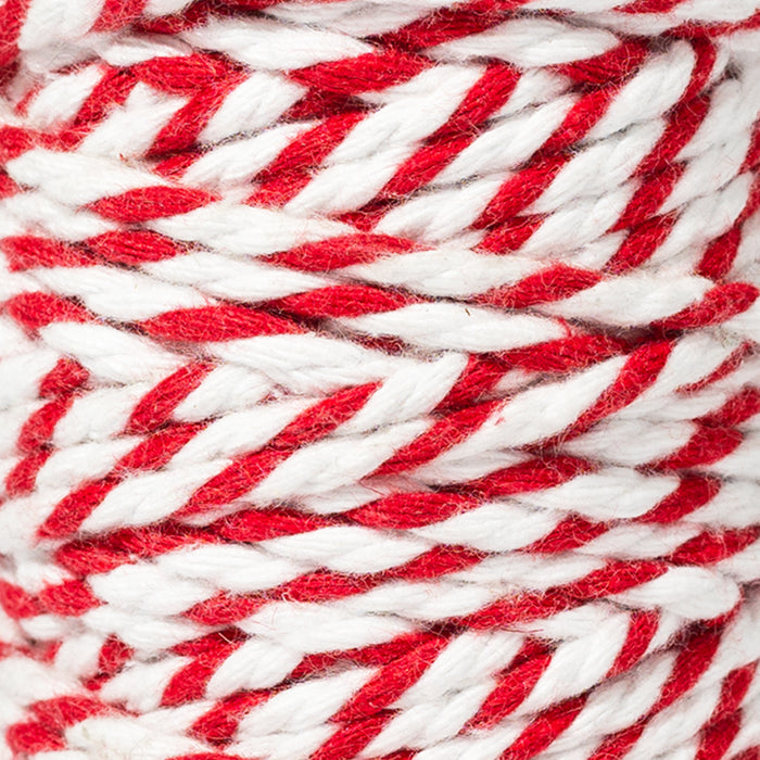 Bakers Twine Chunky 20M - Red & White