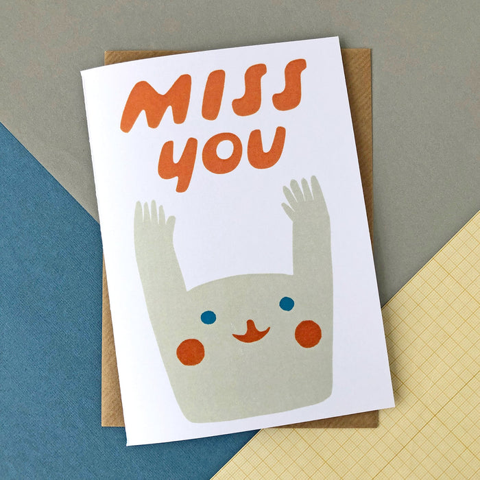 Miss You Card