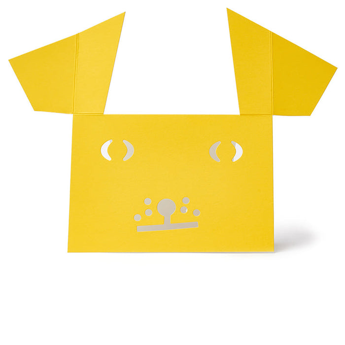 Cut&Make The Yellow Dog Card