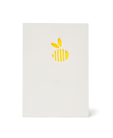 Buzz Bee Die Cut Card