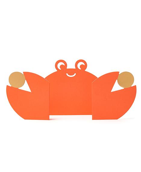 Crab Die Cut Greeting Card