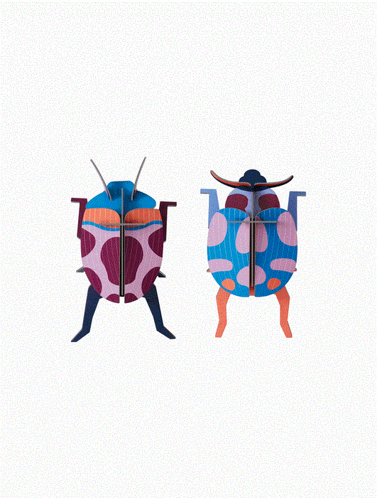 Studio Roof Coccinelle Couple Wall Art