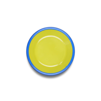 BORNN Colorama Cookie Plate 12cm Chartreuse & Electric Blue