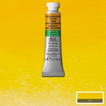 W&N - Artist Water Colour 5ml Cadmium-Free Yellow