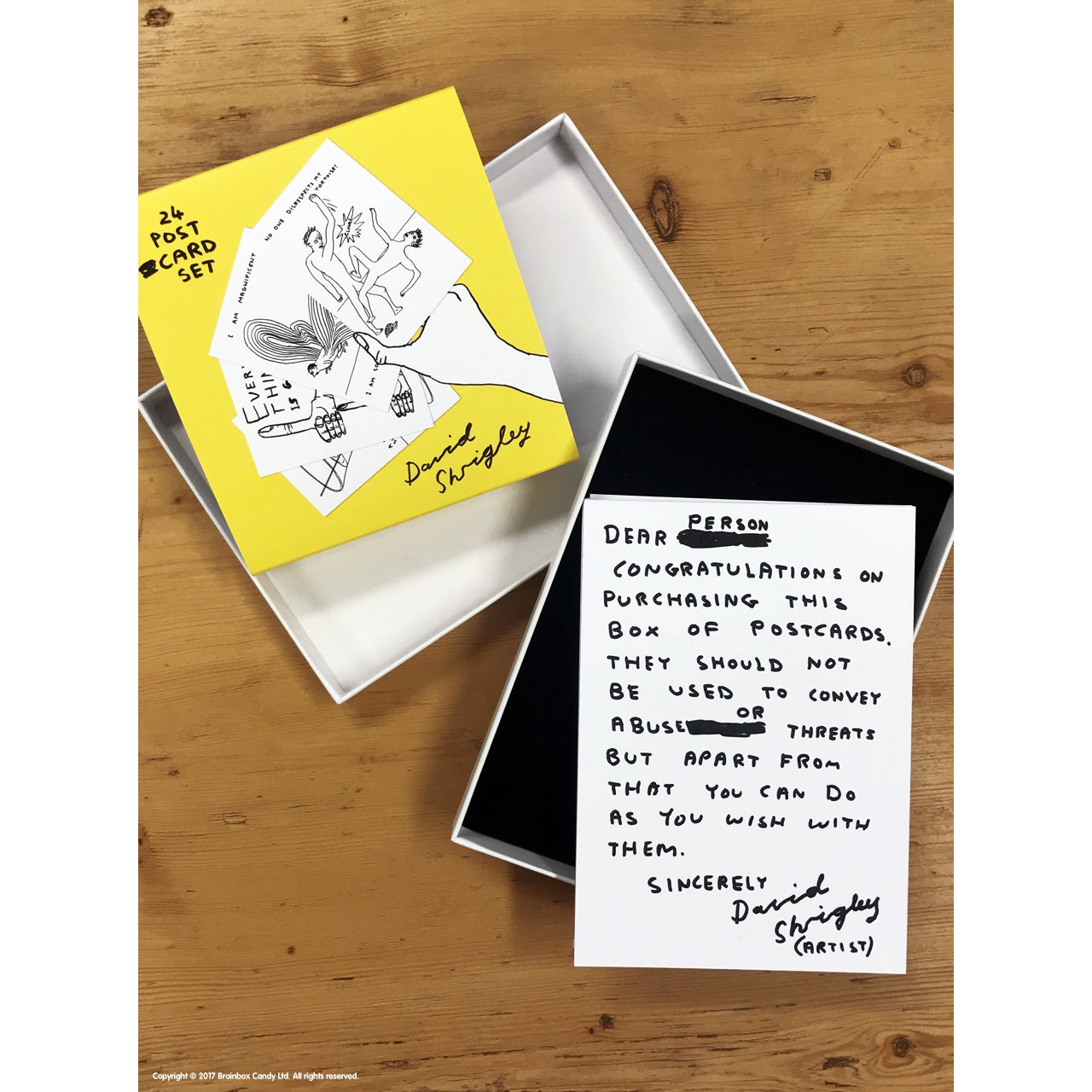 David Shrigley - 24 Postcard Set