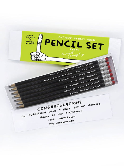 David Shrigley Pencil Set - Set 2