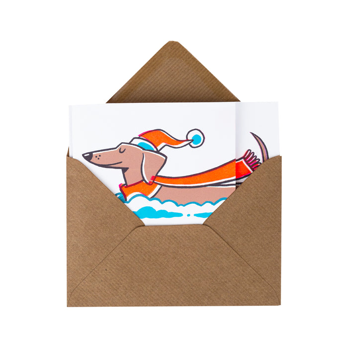 Fred Aldous X Hammo - Concertina Card - Dach