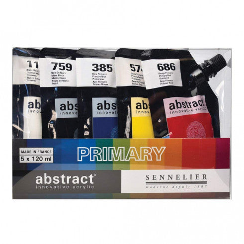 Abstract Acrylic Primary Set 5x120ml