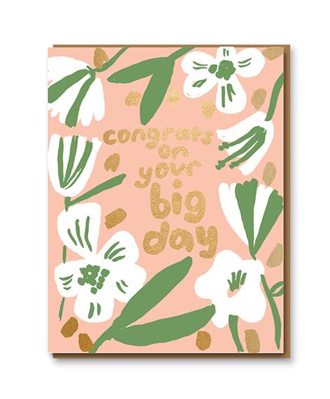 Congrats On Your Big Day card