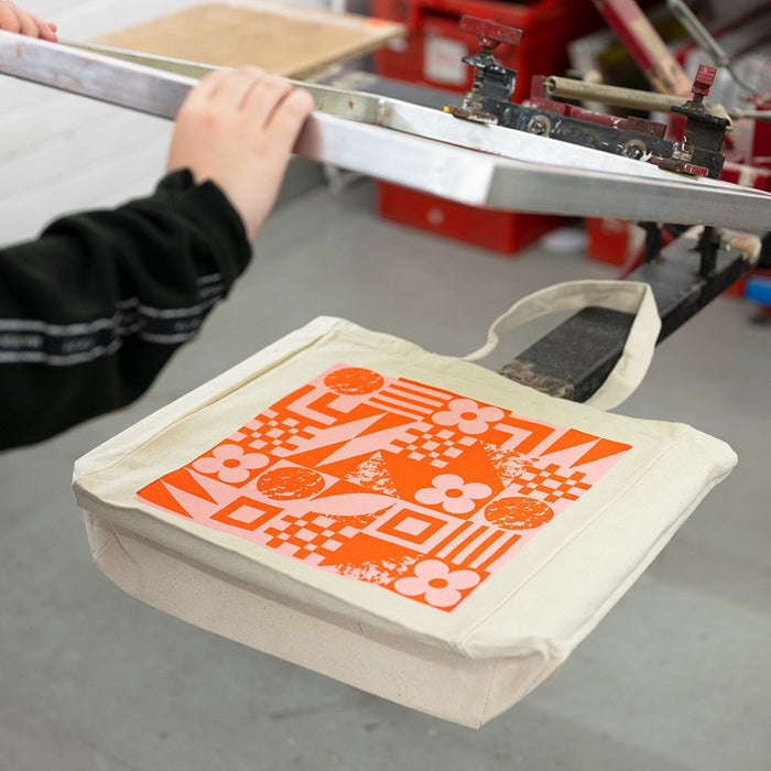 FA X EV Hardaker Screen Printed Tote Bag