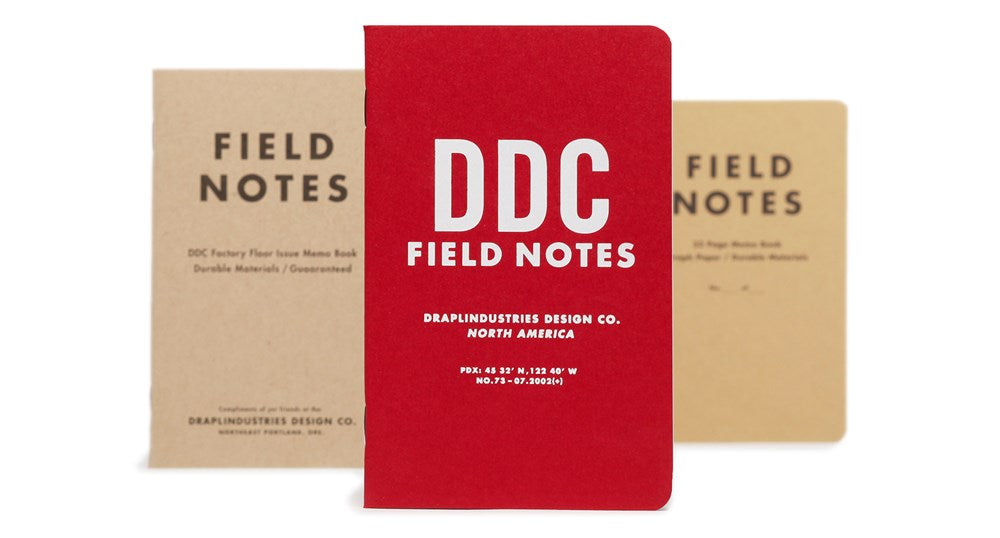 FIELD NOTES - Tenth Anniversary Edition - Three 32-Page Memo Books