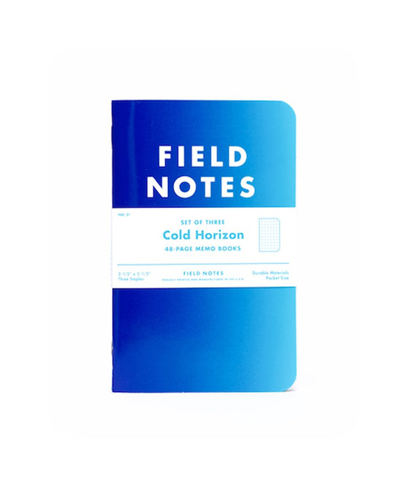 FIELD NOTES - Cold Horizon - Three 48-Page Memo Books