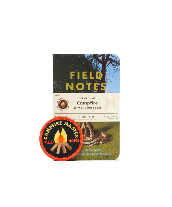 FIELD NOTES Campfire - Three 48-Page Memo Books