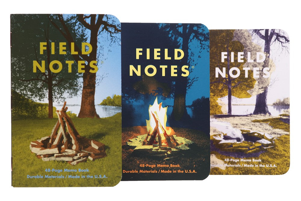 FIELD NOTES Campfire - Three 48-Page Memo Books