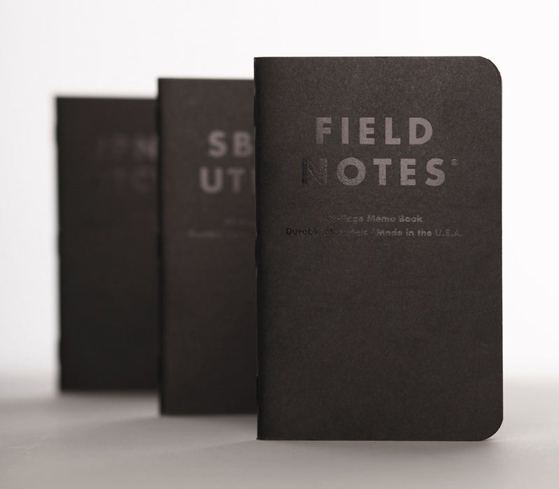 FIELD NOTES Pack of 3 - CLANDESTINE Memo Books