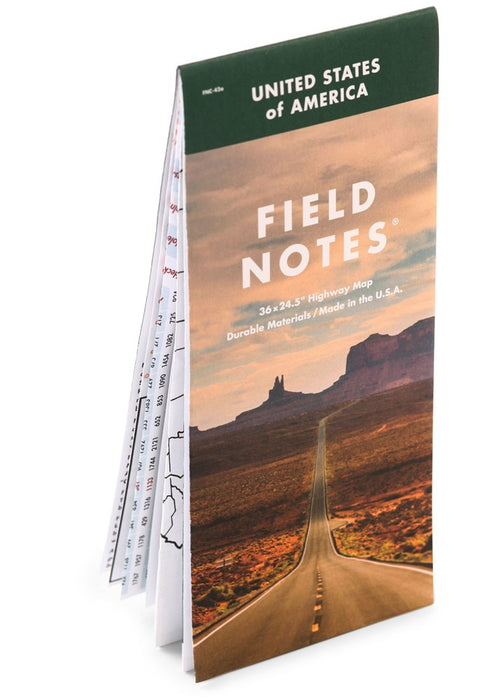 FIELD NOTES - USA Highway Map
