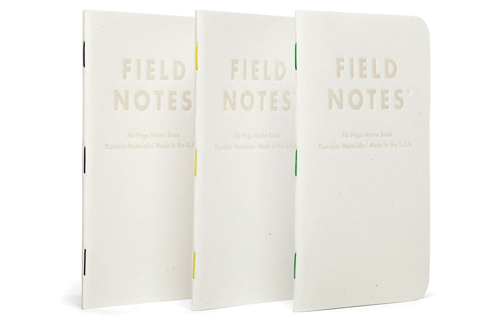 FIELD NOTES - Birch Bark - Three 48-Page Memo Books