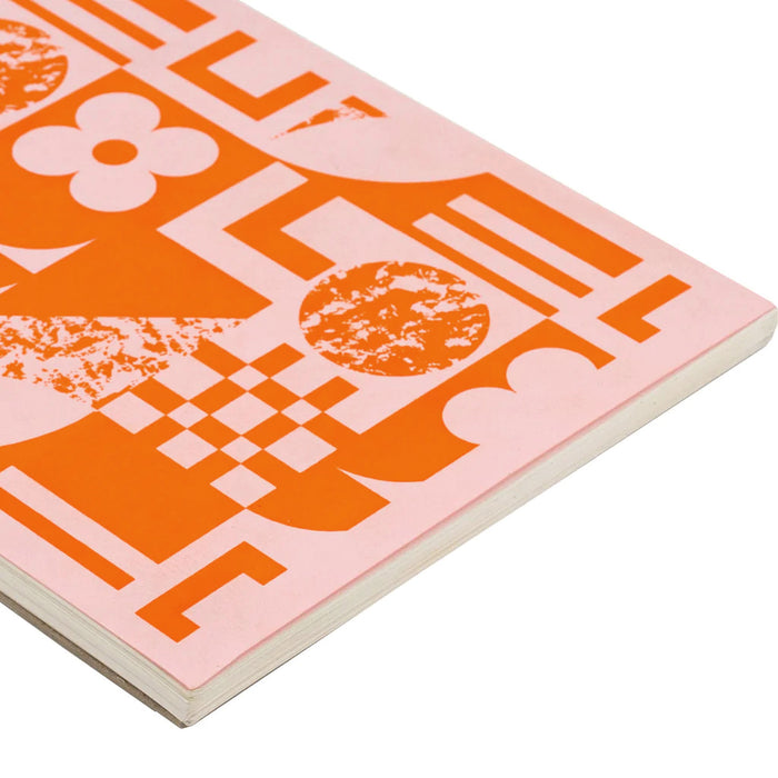 FA X EV Hardaker Orange & Pink Coil Bound A5 Sketchbook