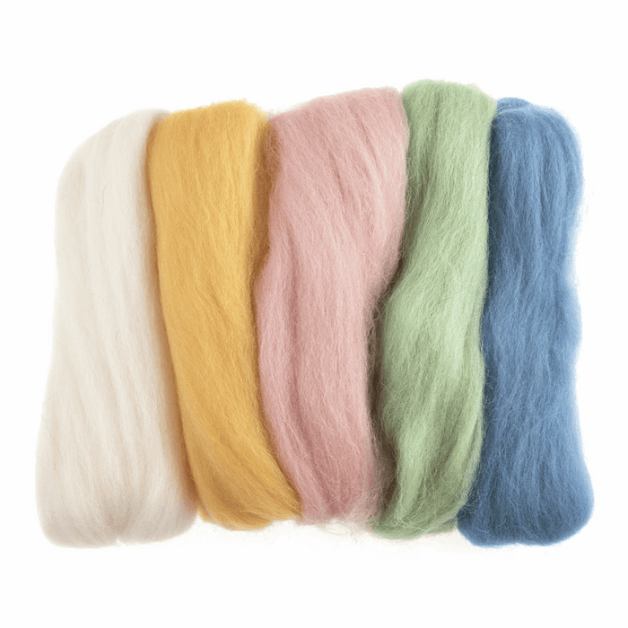 Natural Wool Roving 50g