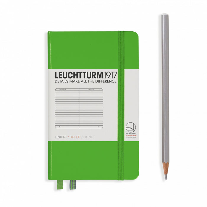 Leuchtturm 1917 Notebook Pocket Ruled Fresh Green