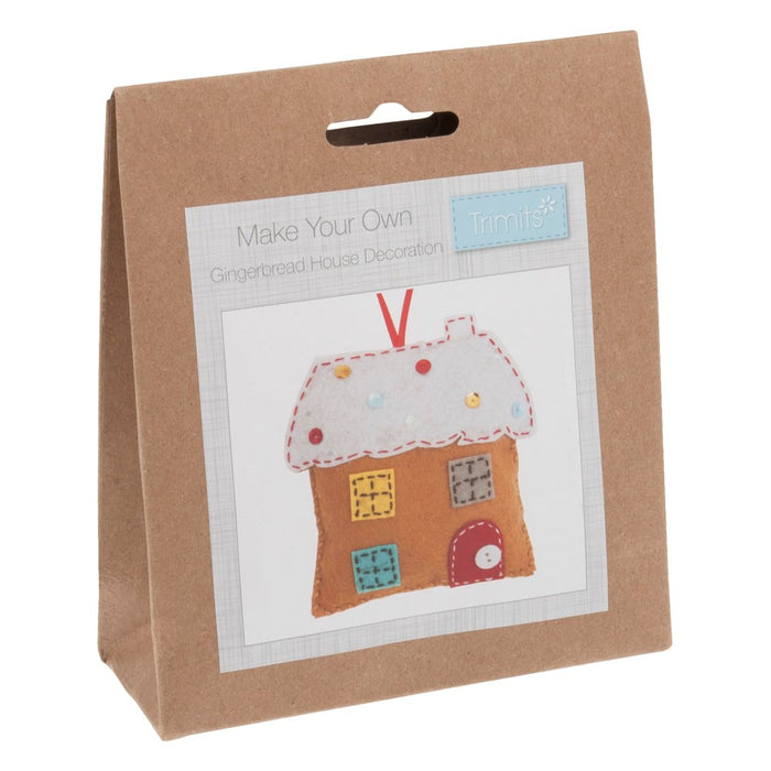 Felt Decoration Kit: Gingerbread House