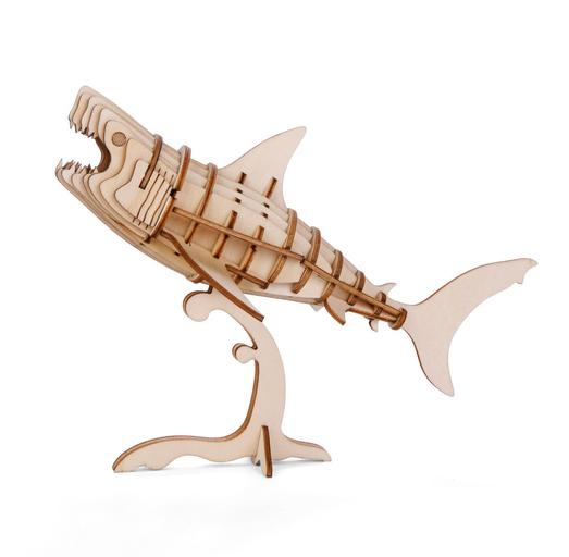 Kikkerland - Shark 3D Wooden Puzzle