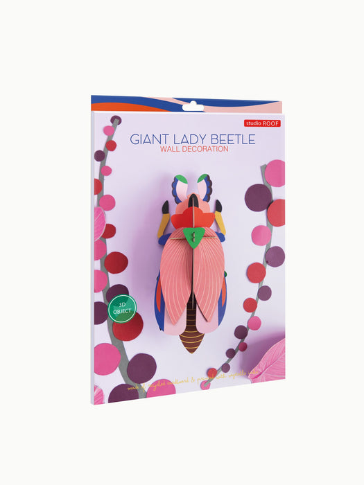 Giant Lady Beetle Wall Decoration