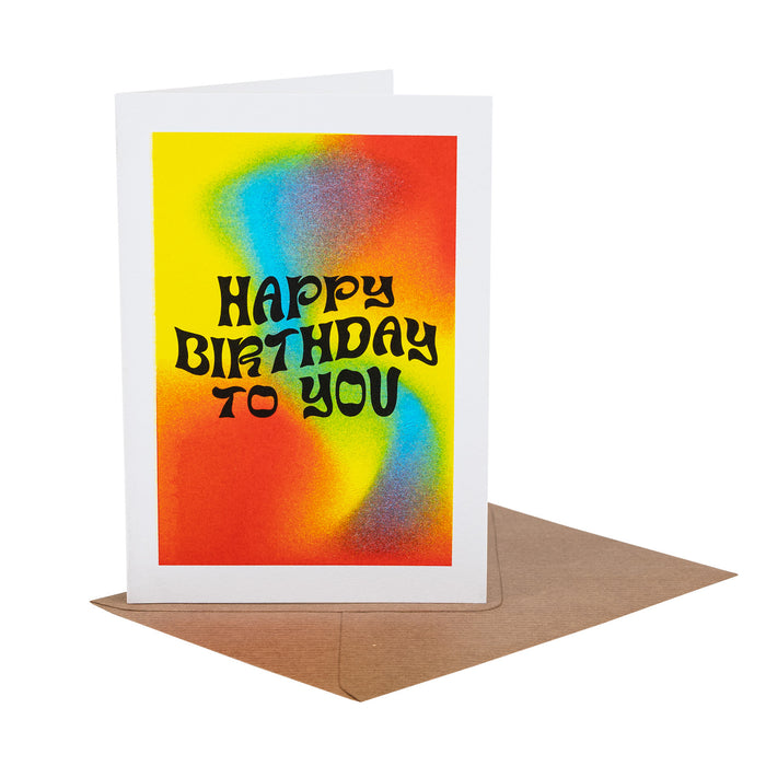 FA X Tara Collette HAPPY BIRTHDAY TO YOU A6 Greetings Card