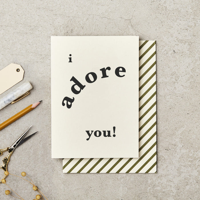 I Adore You (Bold) Card