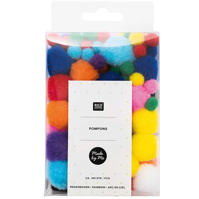 Rico Pompons Rainbow Mix