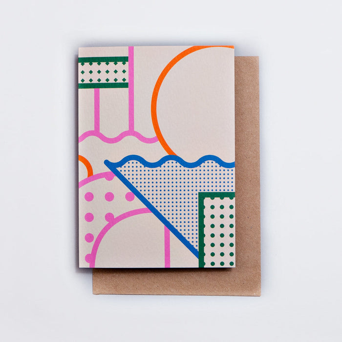 Polka Dots & Stripes Art Card - Algebra