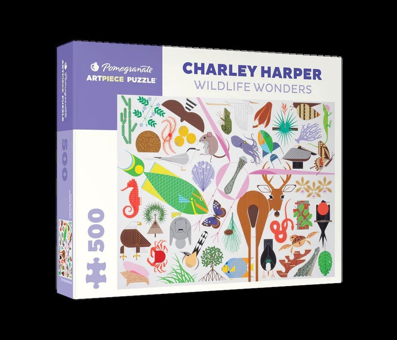 Charley Harper: Wildlife Wonders 500-Piece Jigsaw Puzzle