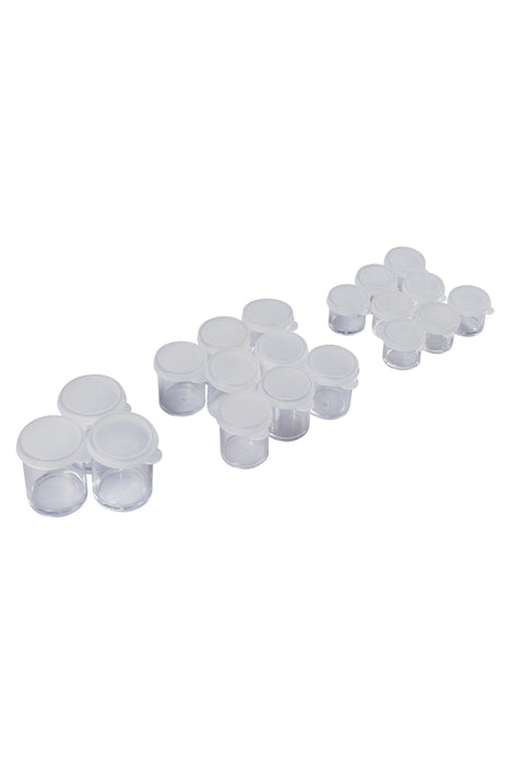19 Plastic Storage Cups With Lids